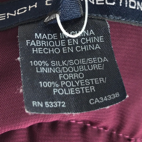 French Connection Silk Chiffon Cami Top size 4 - Picture 8 of 8